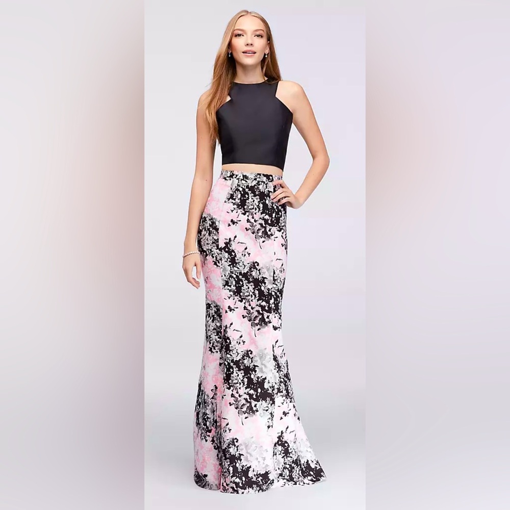 NWT Cachet floral two piece dress 10